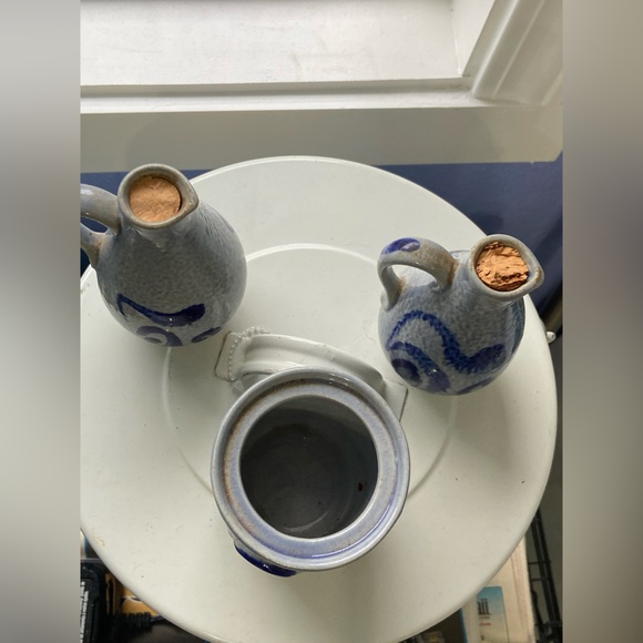 MARZI & REMY 3PC. Lot German Salt Glazed Pottery - Picture 4 of 8
